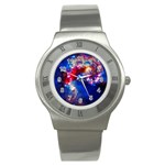 Colorful Cosmos Stainless Steel Watch