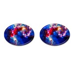 Colorful Cosmos Cufflinks (Oval)