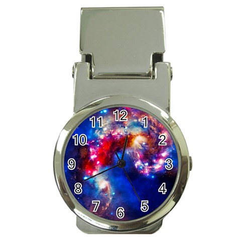 Colorful Cosmos Money Clip Watch from ArtsNow.com Front