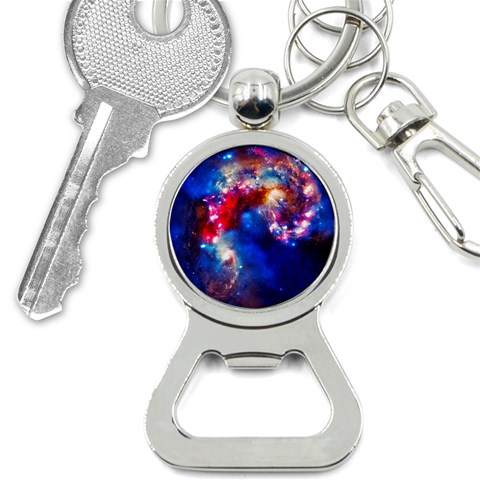 Colorful Cosmos Bottle Opener Key Chain from ArtsNow.com Front