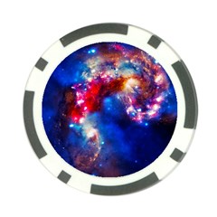 Colorful Cosmos Poker Chip Card Guard from ArtsNow.com Front