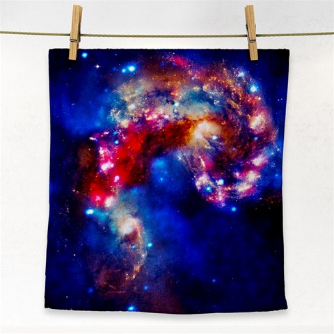 Colorful Cosmos Face Towel from ArtsNow.com Front