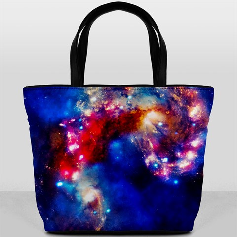 Colorful Cosmos Bucket Bag from ArtsNow.com Front