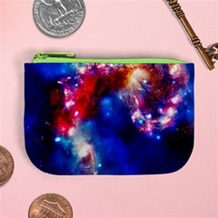 Colorful Cosmos Mini Coin Purse from ArtsNow.com Front