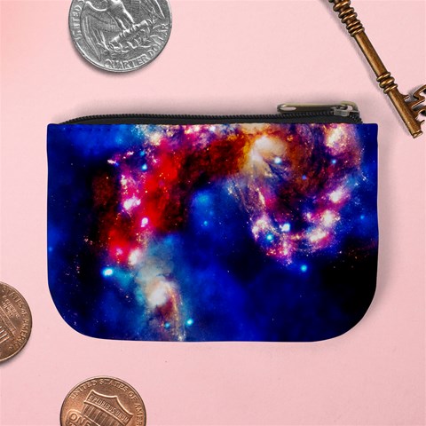 Colorful Cosmos Mini Coin Purse from ArtsNow.com Back