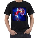 Colorful Cosmos Men s T-Shirt (Black)