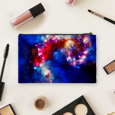 Colorful Cosmos Cosmetic Bag (Medium) from ArtsNow.com Back