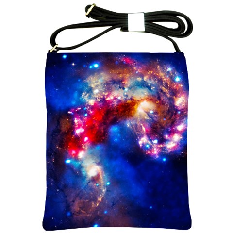 Colorful Cosmos Shoulder Sling Bag from ArtsNow.com Front