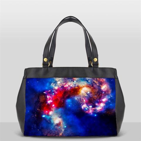 Colorful Cosmos Oversize Office Handbag (One Side) from ArtsNow.com Front