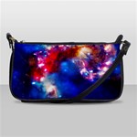 Colorful Cosmos Shoulder Clutch Bag