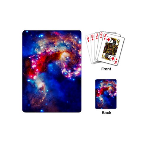 Colorful Cosmos Playing Cards (Mini) from ArtsNow.com Back