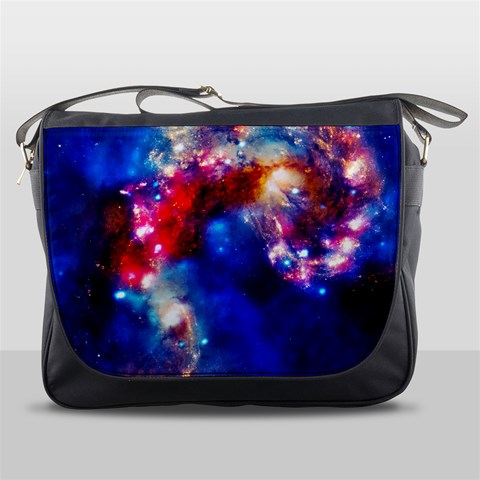 Colorful Cosmos Messenger Bag from ArtsNow.com Front