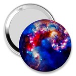 Colorful Cosmos 3  Handbag Mirror