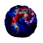 Colorful Cosmos 15  Premium Flano Round Cushion 