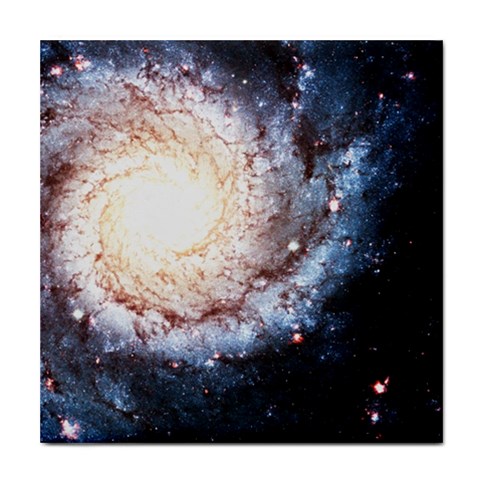 Colorful Cosmos Tile Coaster from ArtsNow.com Front