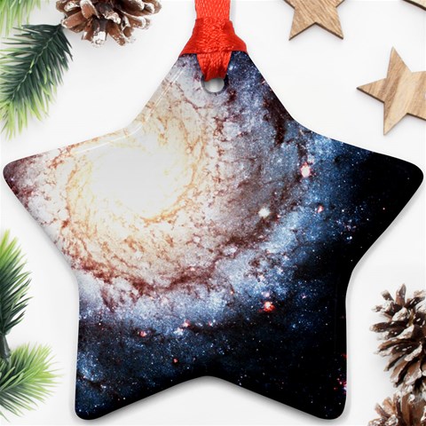 Colorful Cosmos Ornament (Star) from ArtsNow.com Front