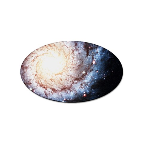 Colorful Cosmos Sticker (Oval) from ArtsNow.com Front