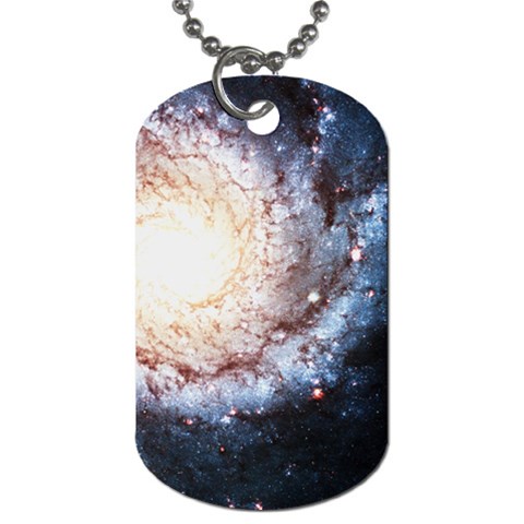 Colorful Cosmos Dog Tag (One Side) from ArtsNow.com Front