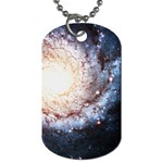 Colorful Cosmos Dog Tag (One Side)