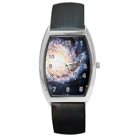 Colorful Cosmos Barrel Style Metal Watch from ArtsNow.com Front