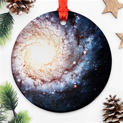 Colorful Cosmos Round Ornament (Two Sides) from ArtsNow.com Front