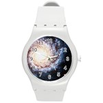 Colorful Cosmos Round Plastic Sport Watch Medium