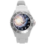 Colorful Cosmos Round Plastic Sport Watch Large