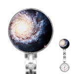 Colorful Cosmos Stainless Steel Nurses Watch