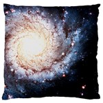 Colorful Cosmos Large Flano Cushion Case (One Side)