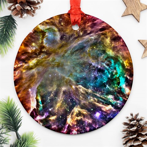 Colorful Cosmos Ornament (Round) from ArtsNow.com Front