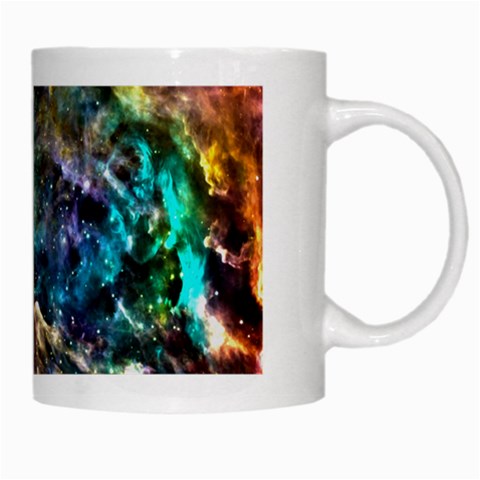 Colorful Cosmos White Mug from ArtsNow.com Right