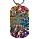 Colorful Cosmos Dog Tag (One Side)