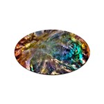 Colorful Cosmos Sticker Oval (10 pack)