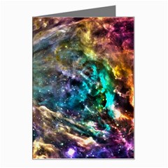 Colorful Cosmos Greeting Card from ArtsNow.com Left