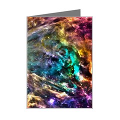 Colorful Cosmos Mini Greeting Card from ArtsNow.com Left