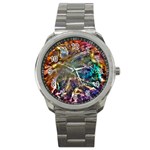 Colorful Cosmos Sport Metal Watch