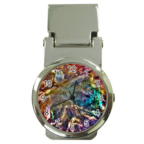 Colorful Cosmos Money Clip Watch from ArtsNow.com Front