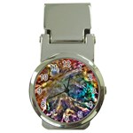 Colorful Cosmos Money Clip Watch