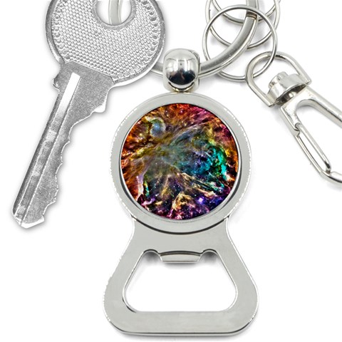 Colorful Cosmos Bottle Opener Key Chain from ArtsNow.com Front