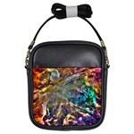 Colorful Cosmos Girls Sling Bag