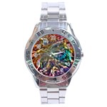 Colorful Cosmos Stainless Steel Analogue Men’s Watch