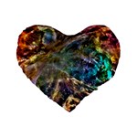 Colorful Cosmos 16  Premium Heart Shape Cushion 