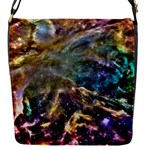 Colorful Cosmos Flap Closure Messenger Bag (Small)