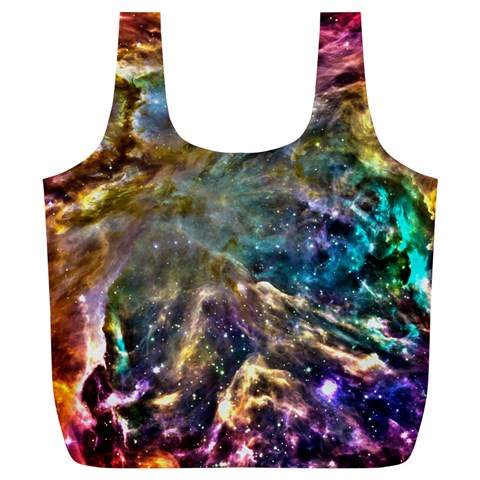 Colorful Cosmos Full Print Recycle Bag (XL) from ArtsNow.com Front