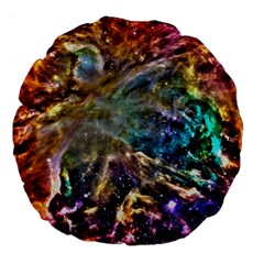 Colorful Cosmos 18  Premium Flano Round Cushion  from ArtsNow.com Front