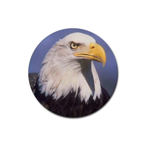 Bald Eagle Rubber Round Coaster (4 pack) from ArtsNow.com Front