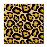 Leopard print ceramic wall tile / Tile Coaster / Tile trivet