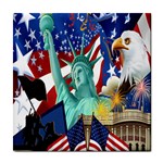 All America ceramic wall tile / Tile Coaster / Tile trivet