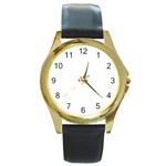 Lighthouse Nautical Round Gold Metal Watch