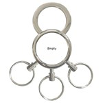 gorilla balloons 3-Ring Key Chain